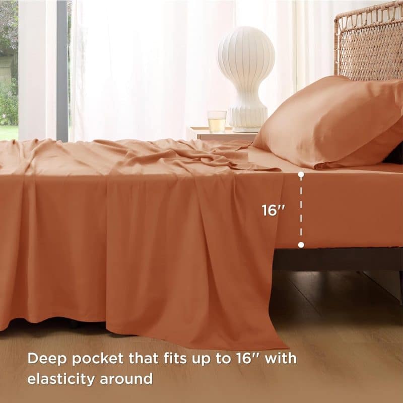 Bedsure Bed Sheet Set (Rayon Derived from Bamboo) - Image 119