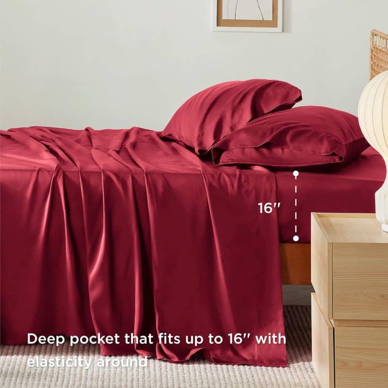 Bedsure Bed Sheet Set (Rayon Derived from Bamboo) - Image 133