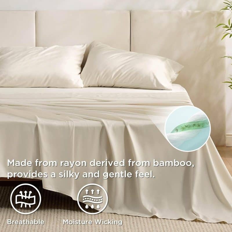 Bedsure Bed Sheet Set (Rayon Derived from Bamboo) - Image 137