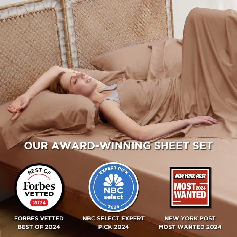 Bedsure Bed Sheet Set (Rayon Derived from Bamboo) - Image 143