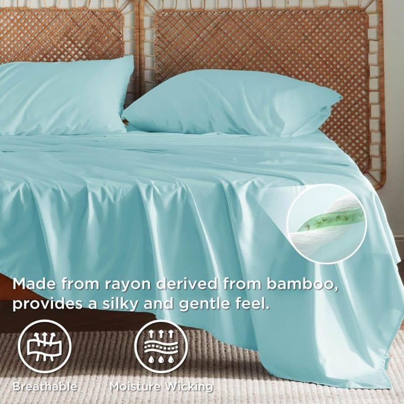 Bedsure Bed Sheet Set (Rayon Derived from Bamboo) - Image 163