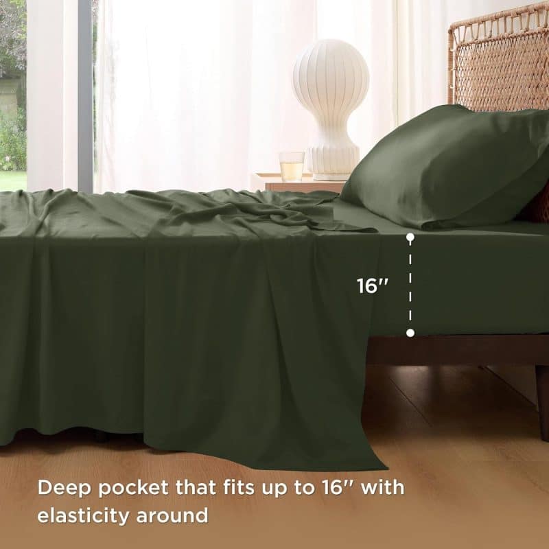 Bedsure Bed Sheet Set (Rayon Derived from Bamboo) - Image 237