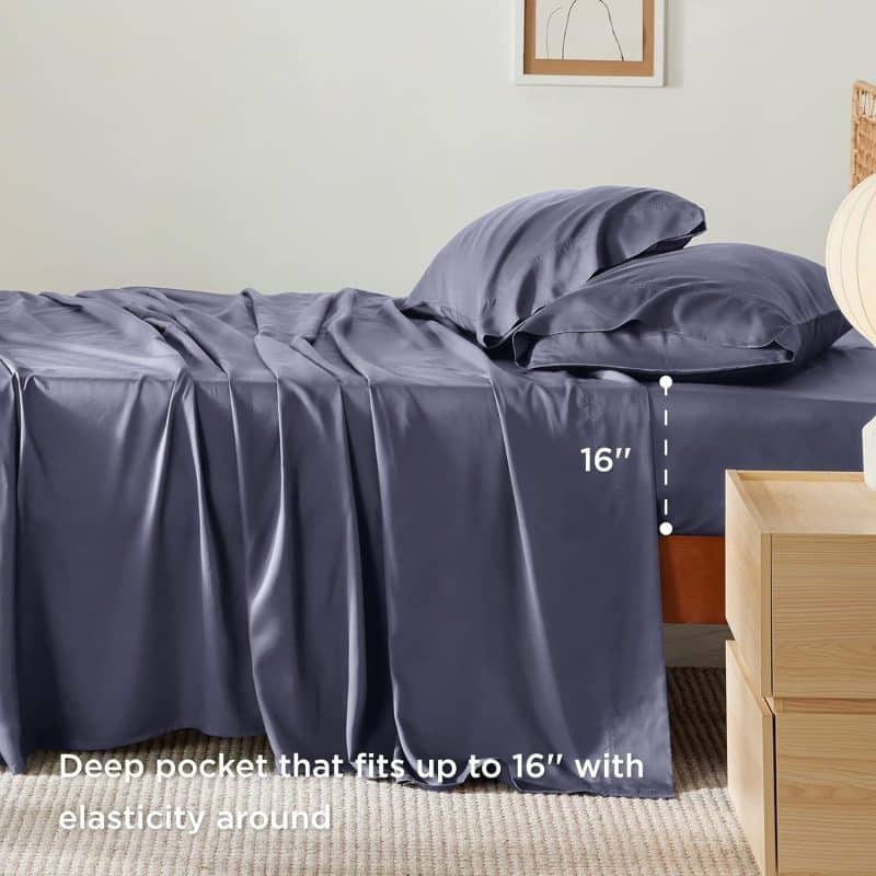 Bedsure Bed Sheet Set (Rayon Derived from Bamboo) - Image 244