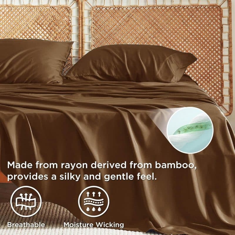 Bedsure Bed Sheet Set (Rayon Derived from Bamboo) - Image 249