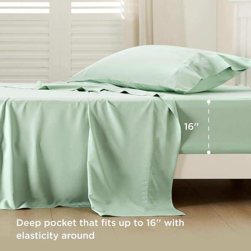 Bedsure Bed Sheet Set (Rayon Derived from Bamboo) - Image 254