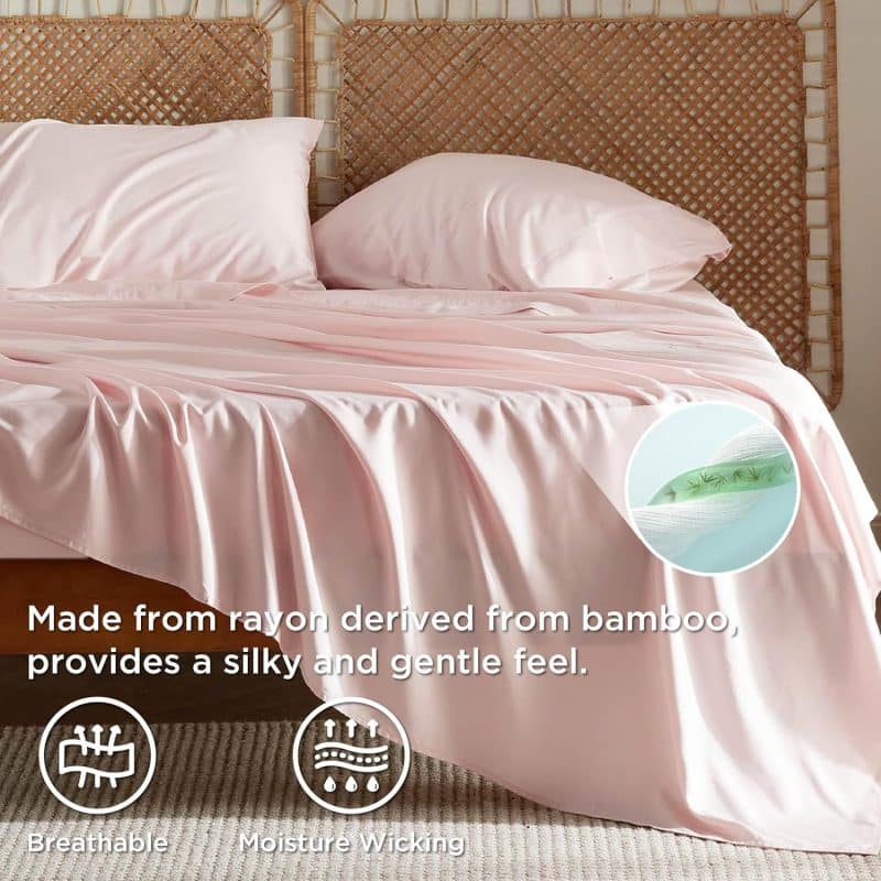 Bedsure Bed Sheet Set (Rayon Derived from Bamboo) - Image 292