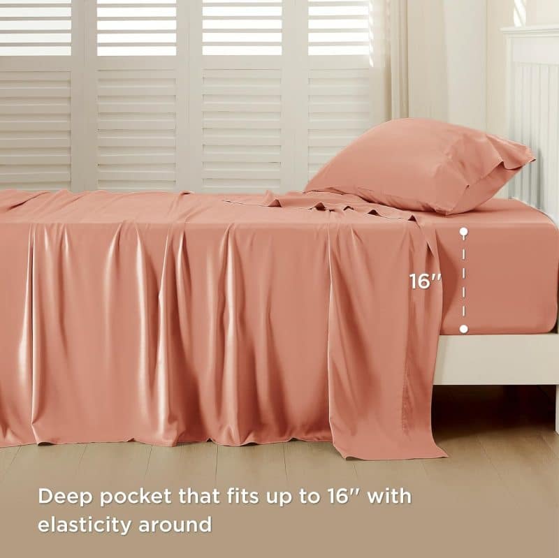 Bedsure Bed Sheet Set (Rayon Derived from Bamboo) - Image 307