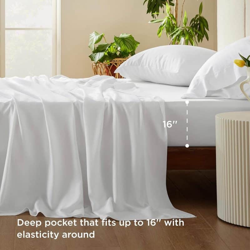 Bedsure Bed Sheet Set (Rayon Derived from Bamboo) - Image 311