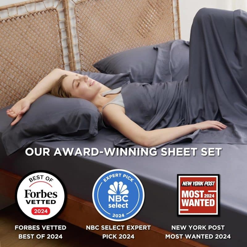 Bedsure Bed Sheet Set (Rayon Derived from Bamboo) - Image 316