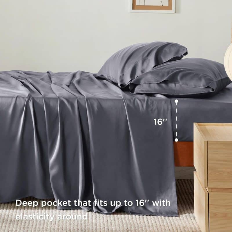 Bedsure Bed Sheet Set (Rayon Derived from Bamboo) - Image 318