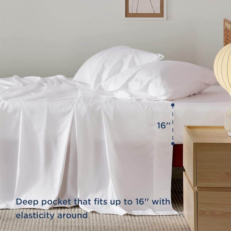 Bedsure Bed Sheet Set (Rayon Derived from Bamboo) - Image 332