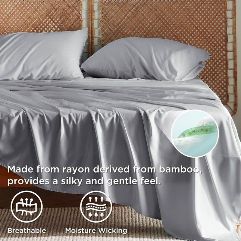 Bedsure Bed Sheet Set (Rayon Derived from Bamboo) - Image 339