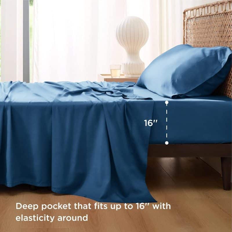 Bedsure Bed Sheet Set (Rayon Derived from Bamboo) - Image 379