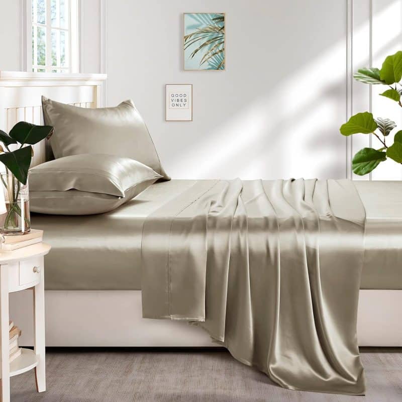 Lanest Housing Silk Satin Sheet Set - Image 5