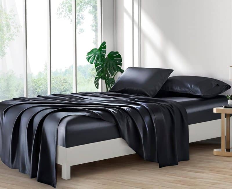 Lanest Housing Silk Satin Sheet Set - Image 19