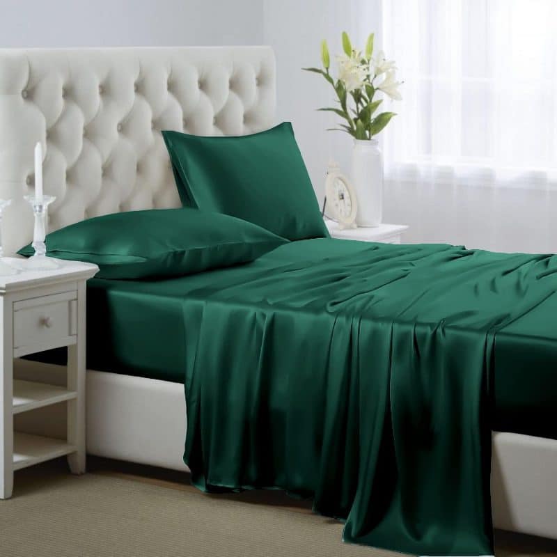 Lanest Housing Silk Satin Sheet Set - Image 23