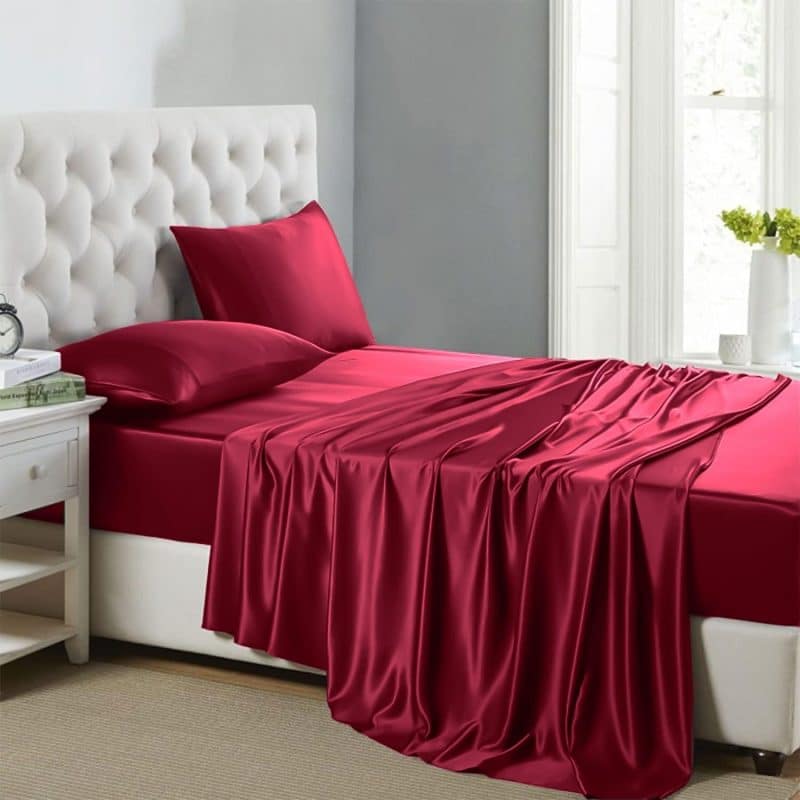 Lanest Housing Silk Satin Sheet Set - Image 30