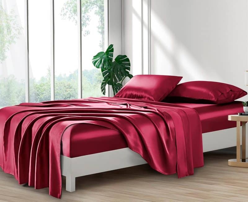 Lanest Housing Silk Satin Sheet Set - Image 33