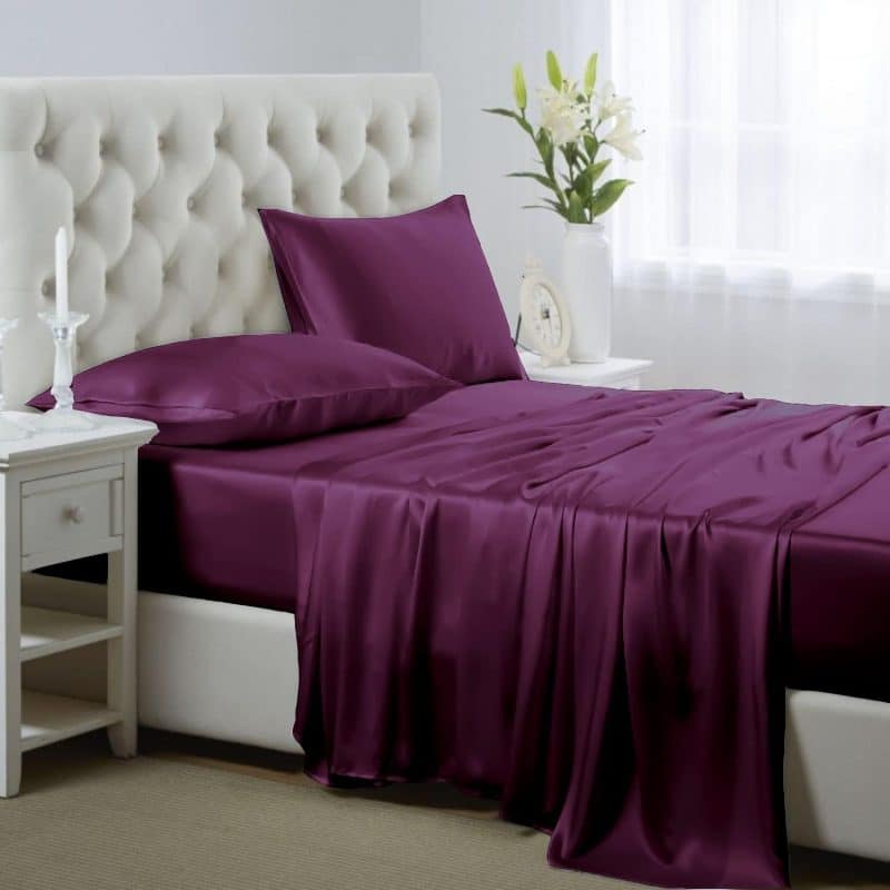 Lanest Housing Silk Satin Sheet Set - Image 65