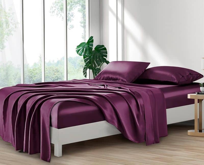 Lanest Housing Silk Satin Sheet Set - Image 68