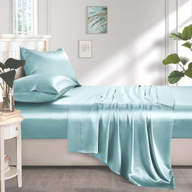 Lanest Housing Silk Satin Sheet Set - Image 76