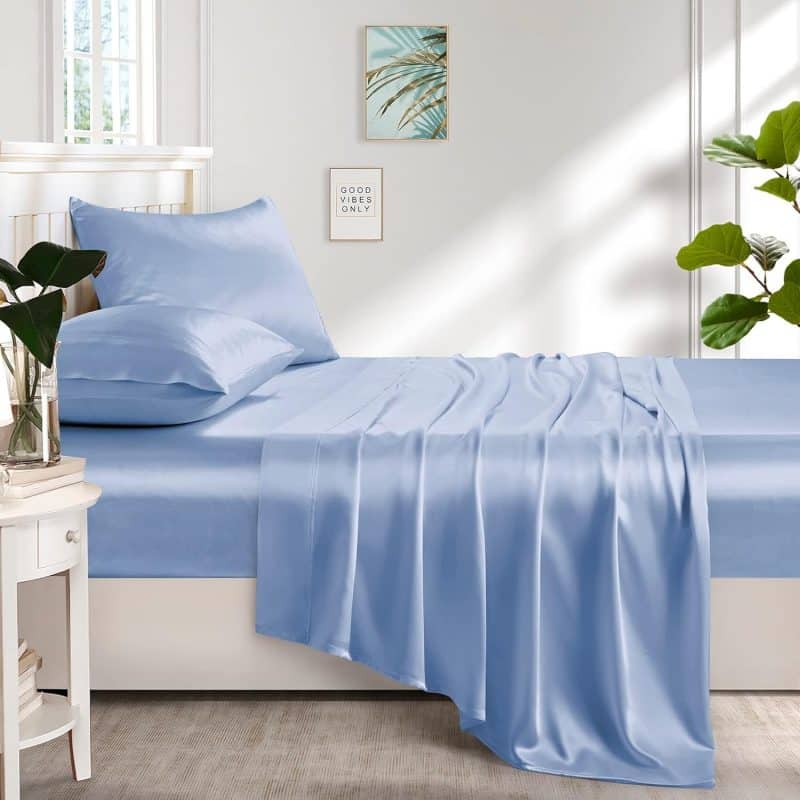 Lanest Housing Silk Satin Sheet Set - Image 83