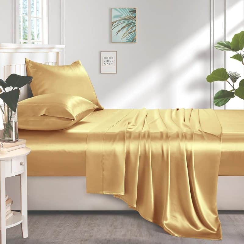 Lanest Housing Silk Satin Sheet Set - Image 98