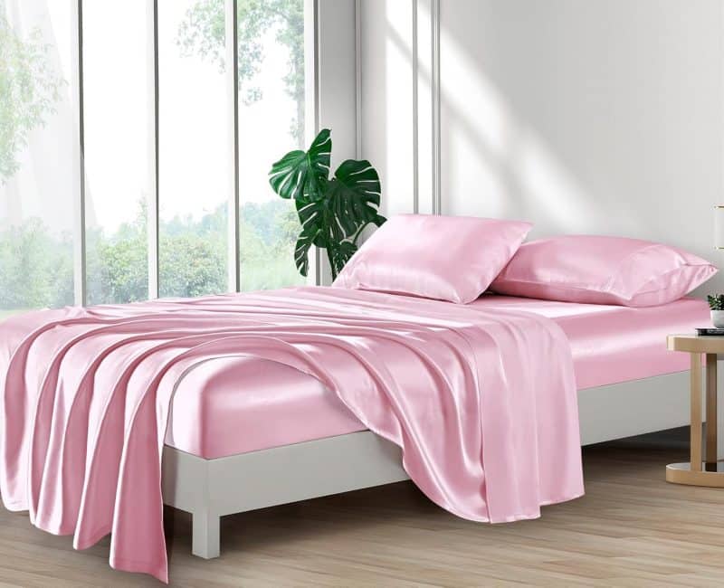 Lanest Housing Silk Satin Sheet Set - Image 113