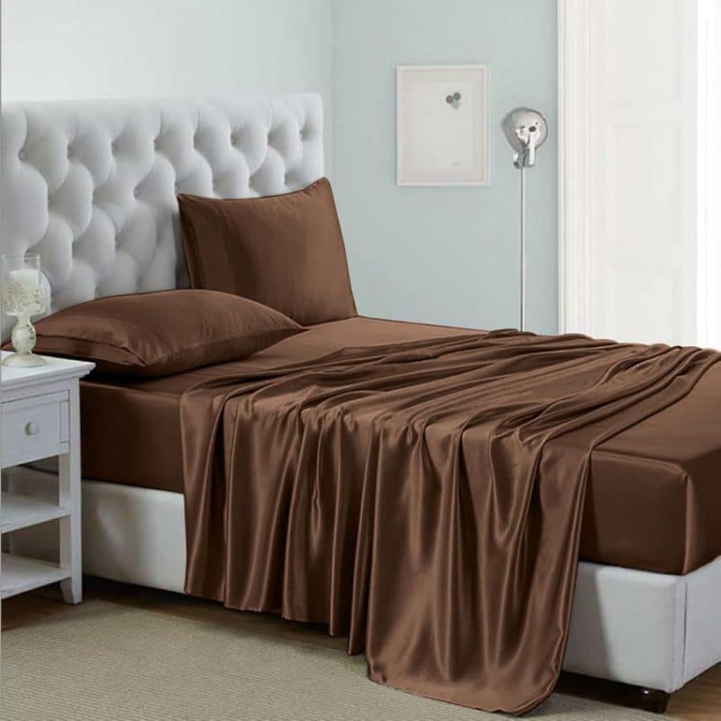 Lanest Housing Silk Satin Sheet Set - Image 117