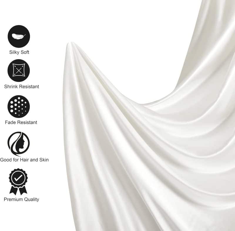 Lanest Housing Silk Satin Sheet Set - Image 134