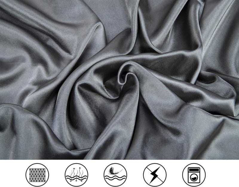 Lanest Housing Silk Satin Sheet Set - Image 140