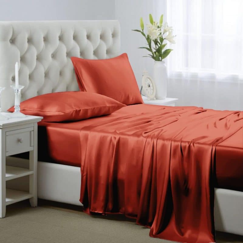 Lanest Housing Silk Satin Sheet Set - Image 149