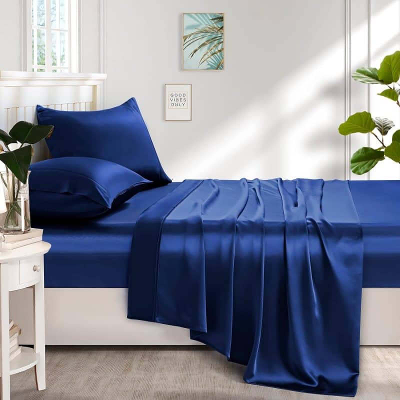 Lanest Housing Silk Satin Sheet Set - Image 163