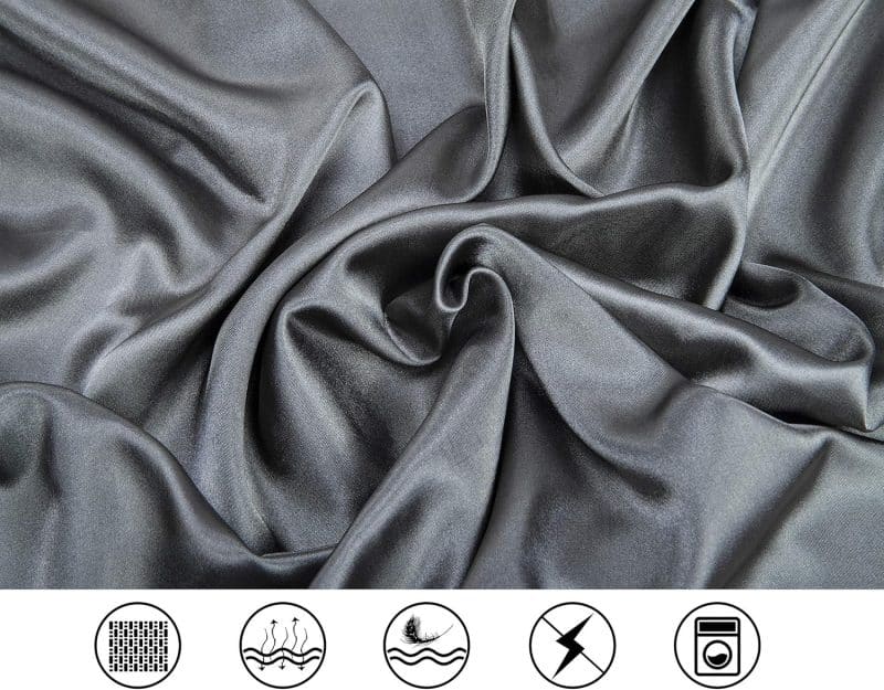 Lanest Housing Silk Satin Sheet Set - Image 168