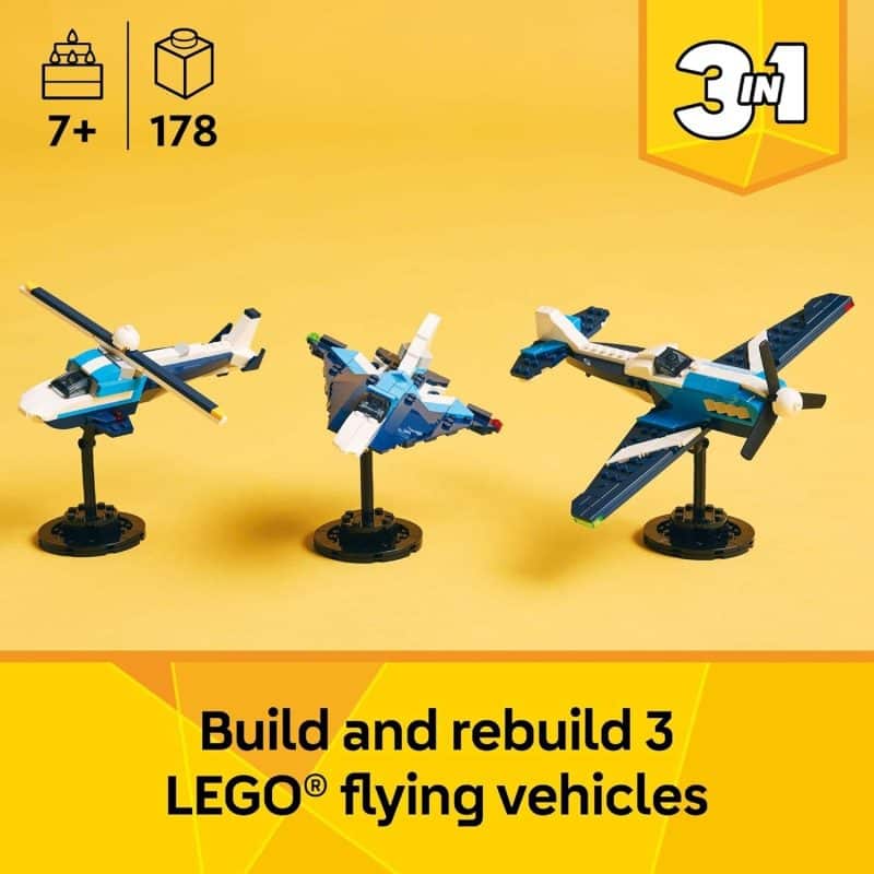 LEGO Creator 3 in 1 Aircraft Race Plane (31160) - Image 2