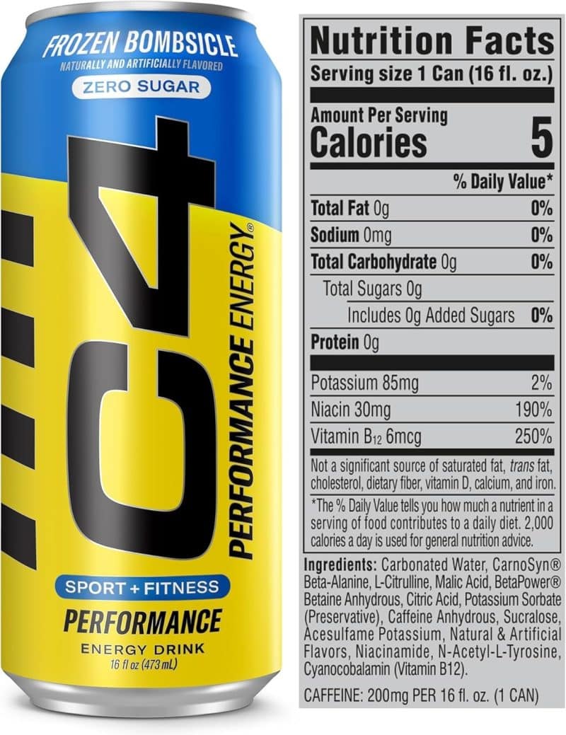 Cellucor C4 Energy Drink - Image 128