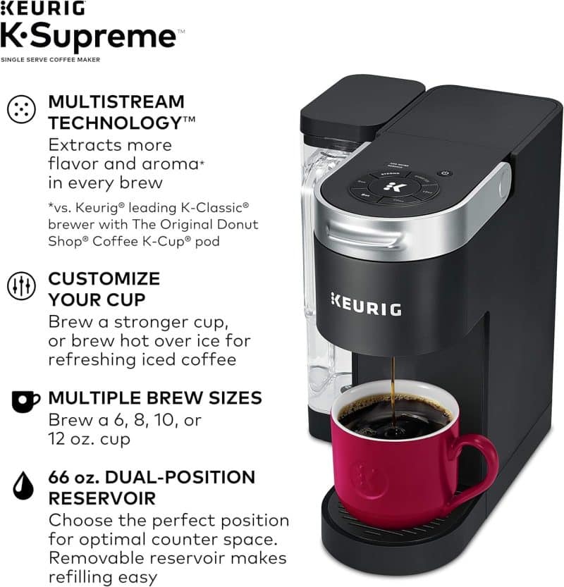 Keurig K-Supreme Single Serve K-Cup Pod Coffee Maker - Image 26