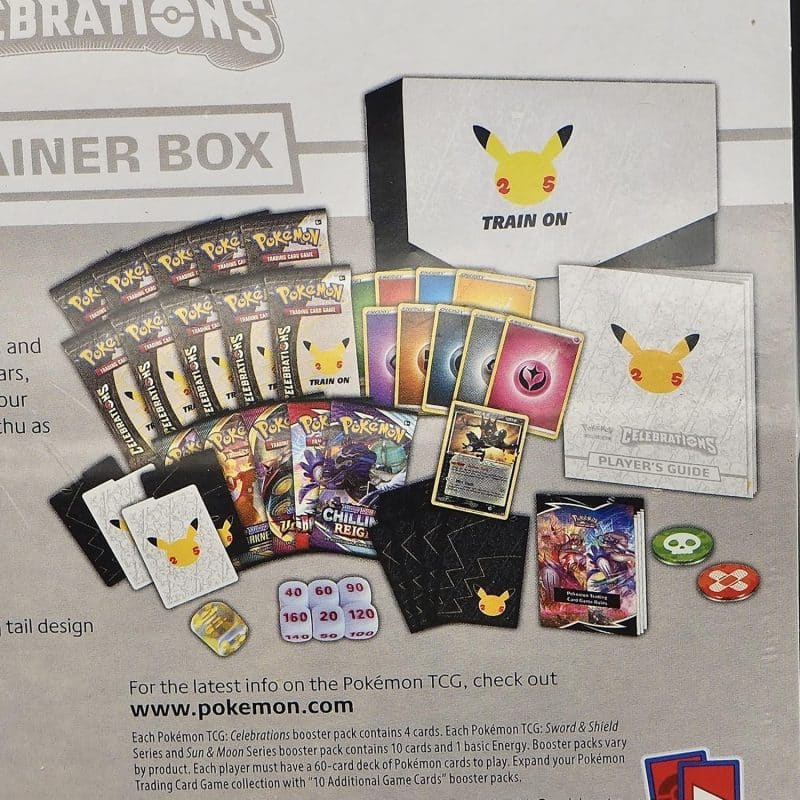 Pokemon 25th Anniversary Celebrations Elite Trainer Box - Image 5