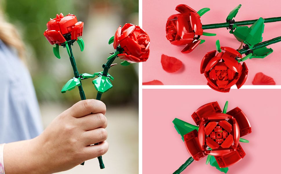 Give the gift of flowers that never wilt with the LEGO Creator Roses