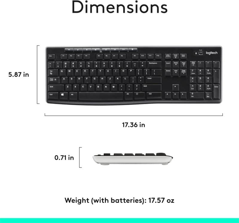 Logitech K270 Wireless Keyboard - Image 8