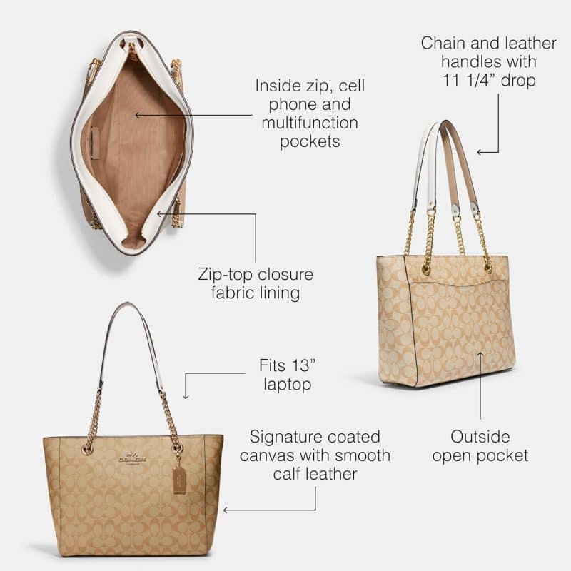 Coach Women's Cammie Chain Tote - Image 7