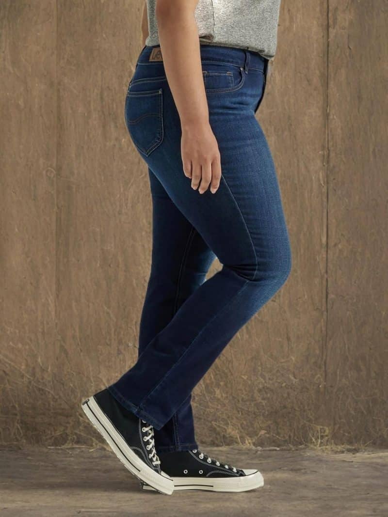 Lee Women's Plus Size Legendary Mid Rise Straight Leg Jean - Image 22