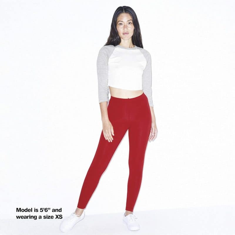 American Apparel Women's Cotton Spandex Legging - Image 7