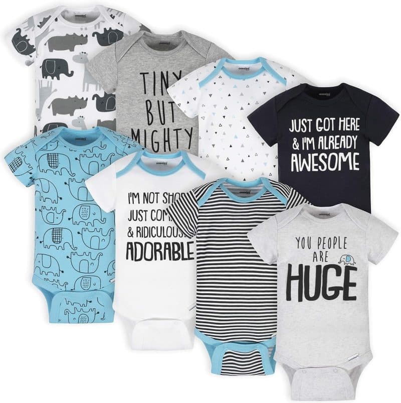 Onesies Brand unisex-baby Short Sleeve Mix & Match Bodysuits