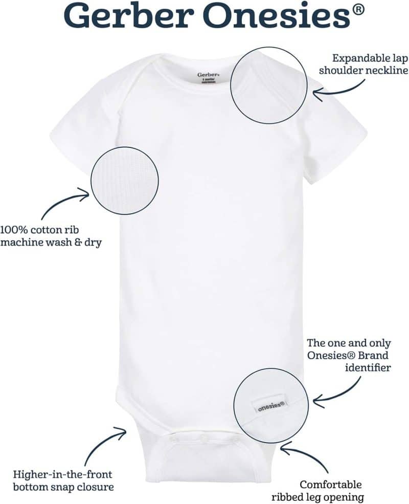 Onesies Brand unisex-baby Short Sleeve Mix & Match Bodysuits - Image 11