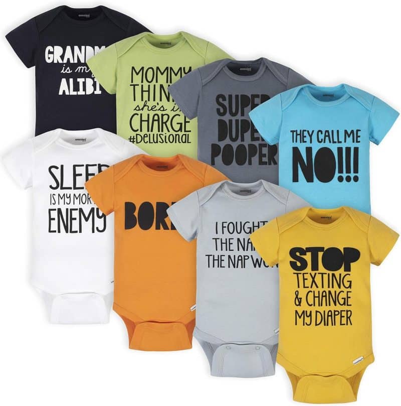 Onesies Brand unisex-baby Short Sleeve Mix & Match Bodysuits - Image 15