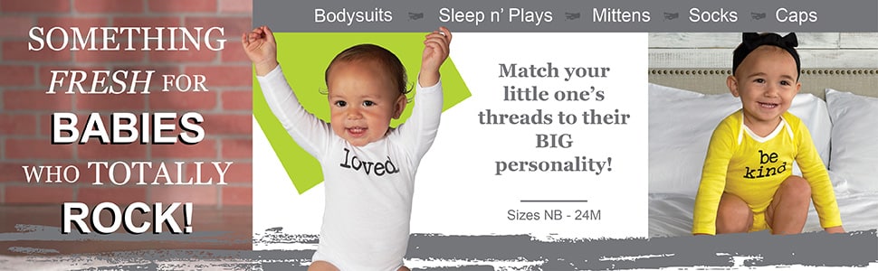 Something fresh for babies who totally rock!