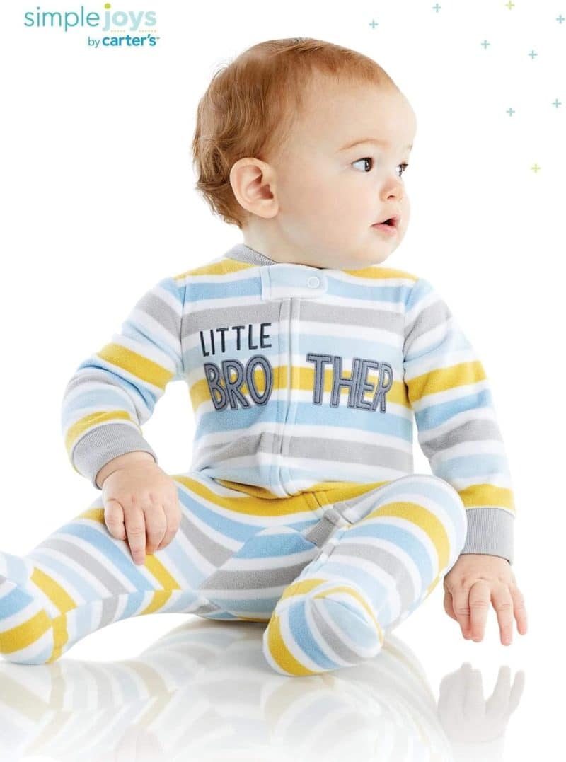 Simple Joys by Carter's Baby Boys' 2-Pack Fleece Footed Sleep and Play - Image 9