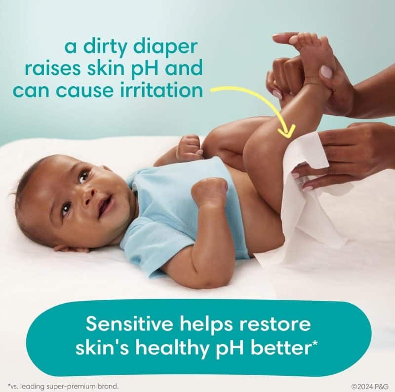 Pampers Sensitive Baby Wipes - Image 3