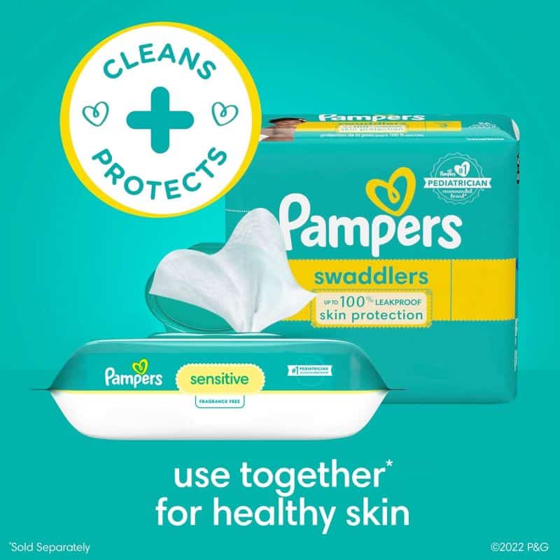 Pampers Sensitive Baby Wipes - Image 6